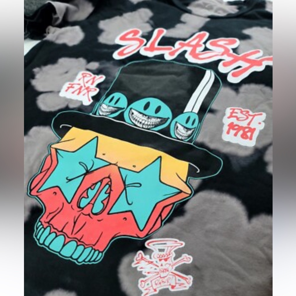 Ron English 2022 Snakepit Guns N Roses Slash Tee Colab